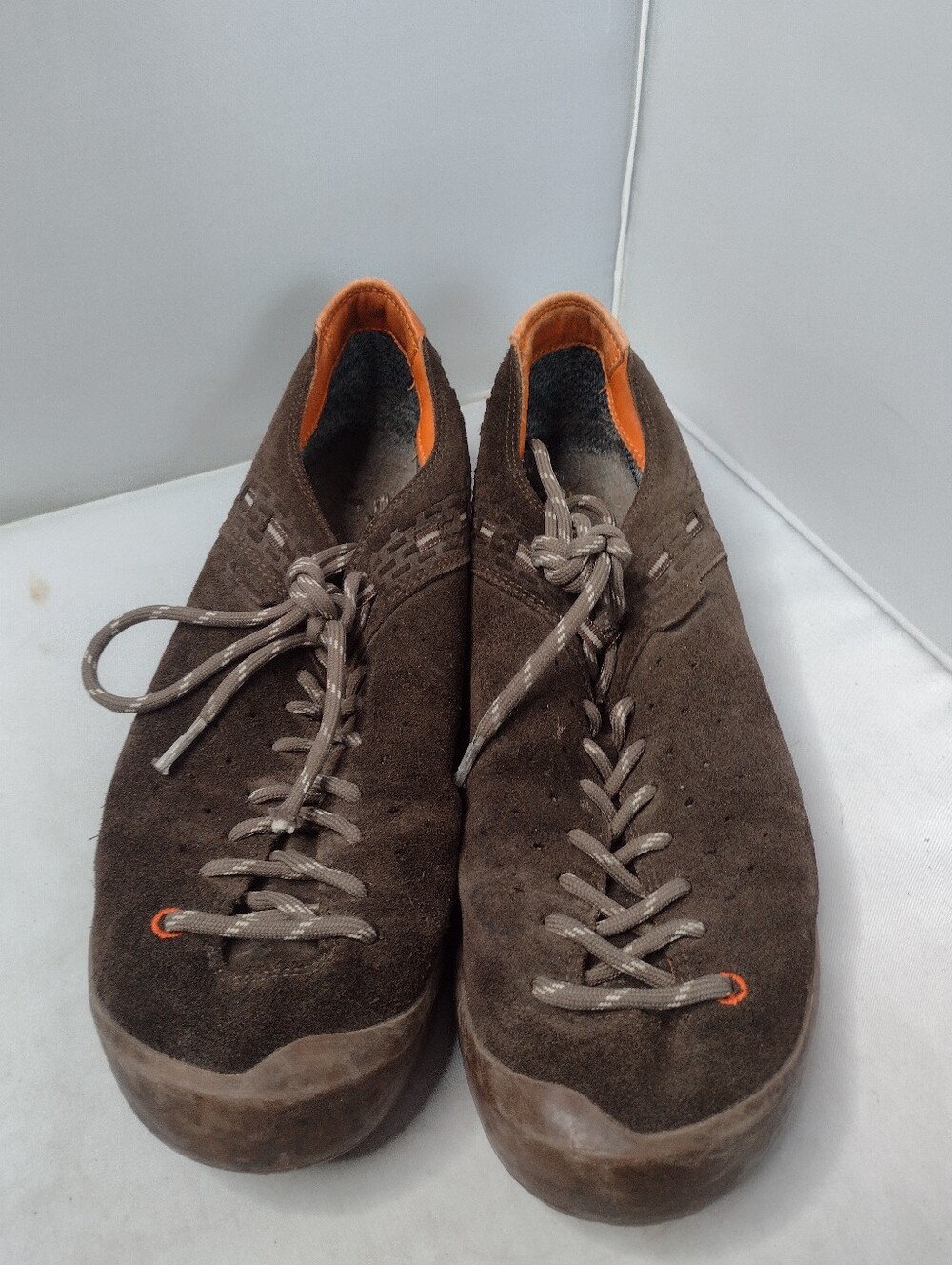 Salewa Mens Ramble Shoes GTX Brown Suede 11.5 Lace Outdoor Trail A28